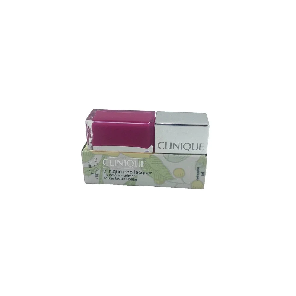 Clinique Pop Lacquer Lip Colour + Primer 04‎ Sweetie Pop New In Box